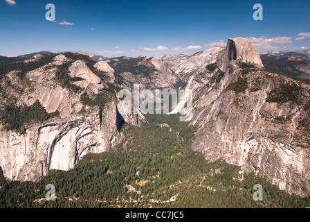 Yosemite-Nationalpark. Blick vom Aussichtspunkt. Kalifornien, usa Stockfoto