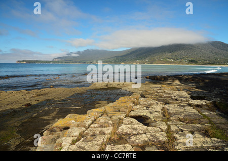 Tessellierte Pflaster, Piratenbucht, Tasman Halbinsel, Tasmanien, Australien Stockfoto