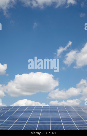 Solar-Panel, Niebuell, Schleswig-Holstein, Deutschland Stockfoto