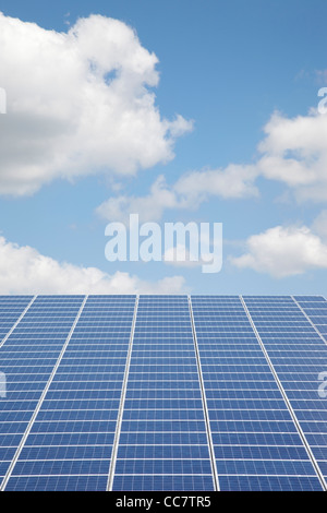 Solar-Panel, Niebuell, Schleswig-Holstein, Deutschland Stockfoto