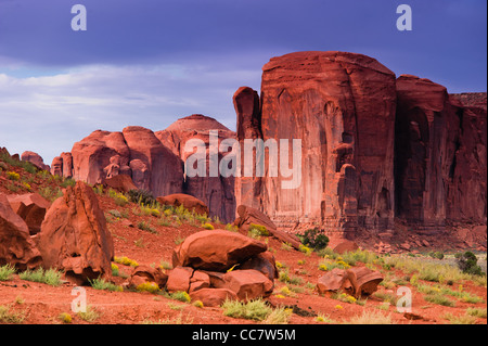 malerische Aussicht im Monument Valley, usa Stockfoto