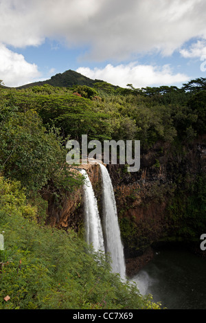 Wailua Falls, Kauai, Hawaii, USA Stockfoto