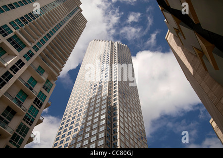 Wolkenkratzer die Innenstadt von Miami, Florida, USA Stockfoto