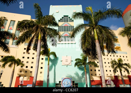 404 Washington Avenue Gebäude, Art Deco District, South Beach, Miami, Florida, USA Stockfoto