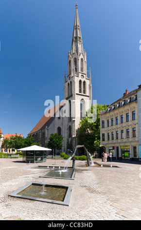 Stadt Kirche St. Maximi, Merseburg, Sachsen-Anhalt, Deutschland, Europa Stockfoto