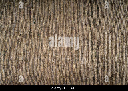 brauner Stoff Textur closeup Stockfoto