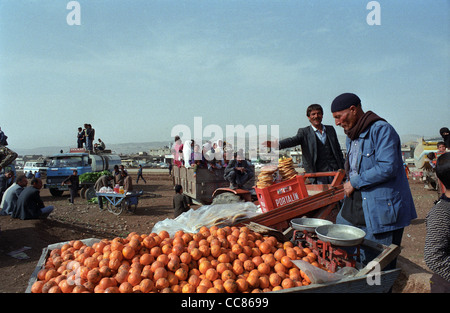 Gedenken und Nachstellung der Befreiung von Urfa, Kurdengebiet der Türkei von den europäischen Mächten unter Mustafa Kamal Stockfoto