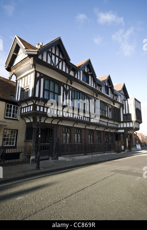 Das tudor Händler House Museum in Bugle Street, Southampton, Hampshire, England, UK Stockfoto