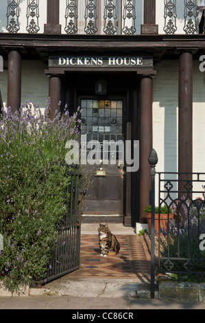 Dickens House Museum & Information Point, Broadstairs, Thanet, Kent, England, Großbritannien Stockfoto