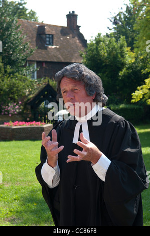 St.-Peter Dörfer-Tour. Eine ausgezeichnete Zeit Tour rund um das Dorf von kostümierten Figuren. Broadstairs, Kent. England. VEREINIGTES KÖNIGREICH. Stockfoto