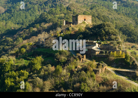 Schloss Torrenovaes. Quiroga, Galicien, Spanien Stockfoto