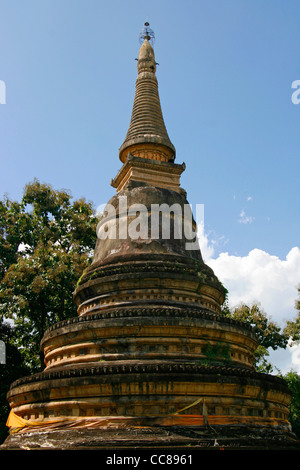 Wat Phra Reiter Therada Jan Chedi, Chiang Mai. Thailand. Stockfoto