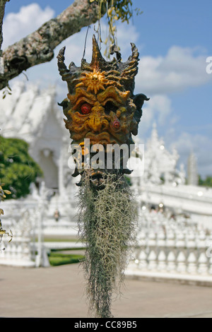 Detail 3, Wat Rong Khun. Thailand. Stockfoto