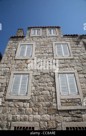 Alte historische Haus in Orebic, Kroatien Stockfoto
