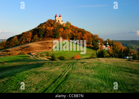 Sommer-Kalvarienberg in Banska Stiavnica, Slowakei Unesco Stockfoto