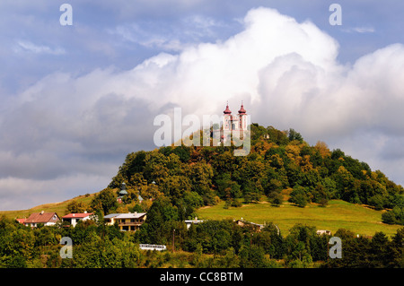 Herbst-Golgatha - Banska Stiavnica, Slowakei Unesco Stockfoto