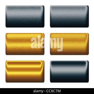 Metall Gold Marineblau texturiert, Boards, Schmuck Hintergrund zum Einfügen von Text oder design Stockfoto