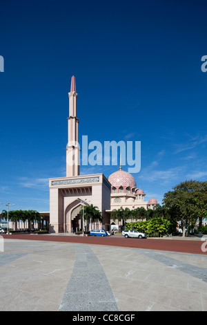 Putra Moschee Masjid Putra, Putrajaya, Malaysia Stockfoto