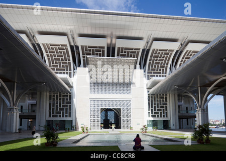 Tuanku Mizan Zainal Abidin-Moschee, Putrajaya, Malaysia Stockfoto