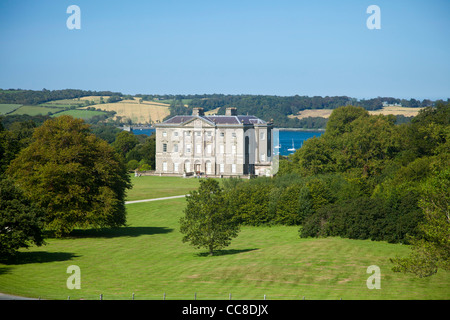 Das 18. Jahrhundert stammende Herrenhaus der Burg Ward, Strangford Lough, County Down, Nordirland. Stockfoto