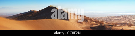 Sandsturm in der Wüste Nationalpark Altyn-Emel, Kasachstan Stockfoto