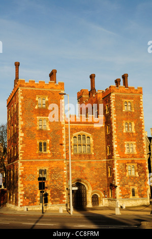 Lambeth Palace, offizielle Londoner Residenz des Erzbischofs von Canterbury, London, England, UK Stockfoto