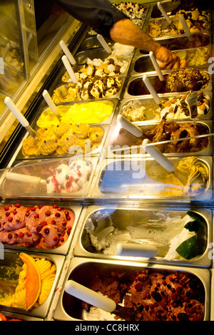 Gelato Eis Stockfoto