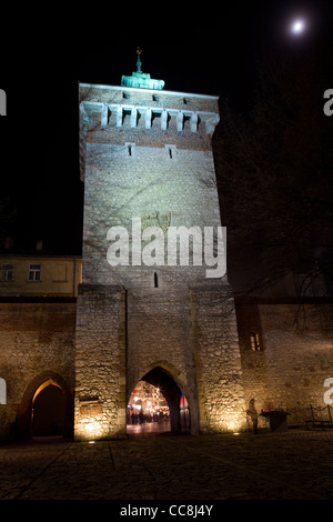 St. Florian Torturm, Krakau, Polen Stockfoto