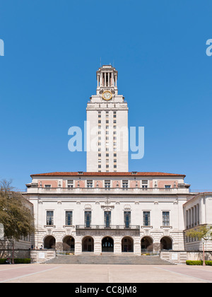 Hauptgebäude, Turm, Texas University Austin, TX Stockfoto