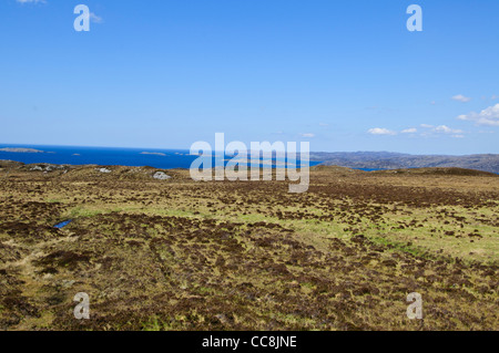 Eddrachillis Bay ist eine Bucht an der Nordwestküste der Provinz Sutherland in Schottland im Vereinigten Königreich. Stockfoto