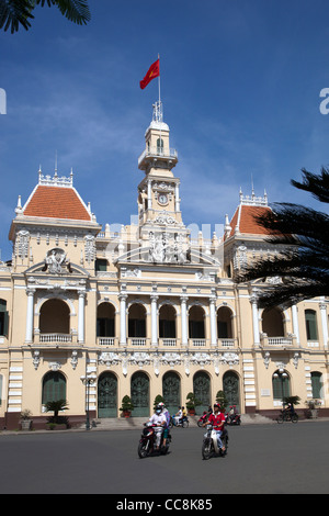 Hotel de Ville (Gebäude des Volkskomitees) Ho Chi Minh Stadt Vietnam Stockfoto