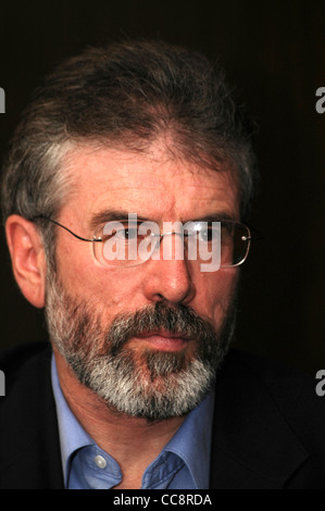 Gerry Adams, Sinn Féin Präsident und Mitglied des irischen Parlaments. Stockfoto