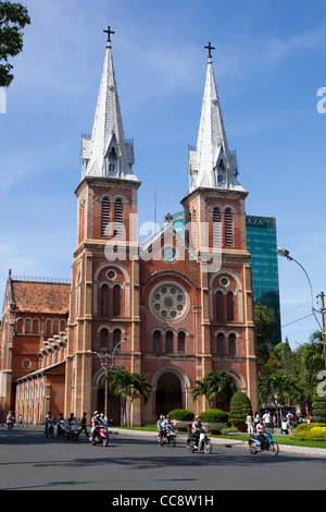 Saigon Notre-Dame Basilica Kathedrale Ho-Chi-Minh-Stadt Vietnam Stockfoto