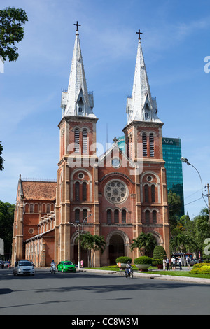 Saigon Notre-Dame Basilica Kathedrale Ho-Chi-Minh-Stadt Vietnam Stockfoto