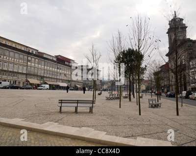 Largo Toural in Guimaraes, Portugal Stockfoto