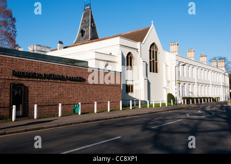 Dulwich Picture Gallery und Edward Alleyn Haus in Süd-London College Road, Dulwich Dorf Stockfoto