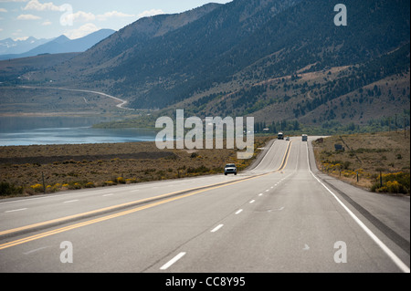 Mono Lake, Kalifornien vorbeifahren am Highway 395. USA Stockfoto