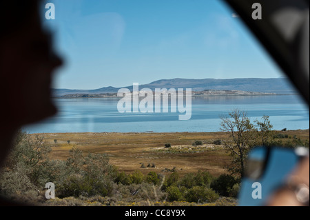 Mono Lake, Kalifornien vorbeifahren am Highway 395. USA Stockfoto