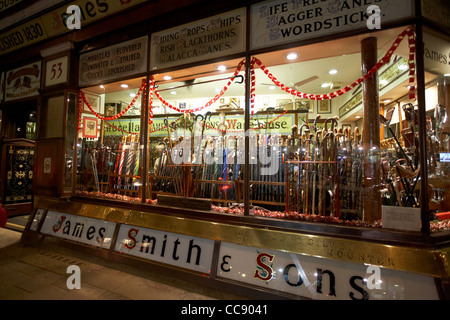 James Smith und Söhne Umbrella Shop London England UK-Vereinigtes Königreich Stockfoto