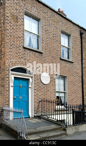 Das Haus Synge Street, Dublin, wo Shaw am 26. Juli 1856 geboren wurde Stockfoto
