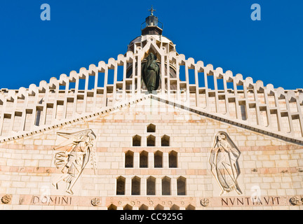 Die Basilika der Verkündigung in Nazareth, Israel Stockfoto