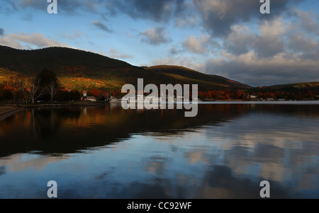 Bilder vom Lake George im US-Bundesstaat New York, USA. Stockfoto