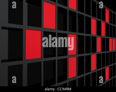 3D abstrakten Hintergrund. Computerbild gerendert Stockfoto