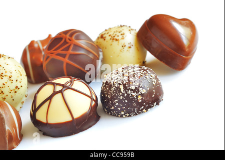 Praline-Vielfalt Stockfoto