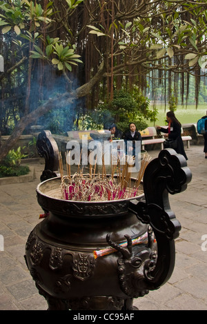 Den Ngoc Son, Jade Mountain-Tempel, buddhistische Tempel, Hanoi, Vietnam Stockfoto