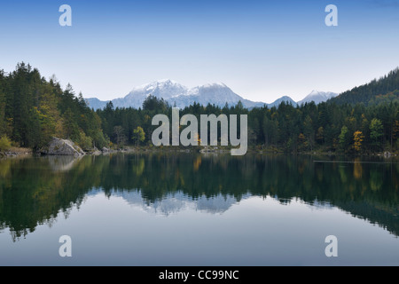 See Hintersee, Nationalpark Berchtesgaden, Bayern, Deutschland Stockfoto