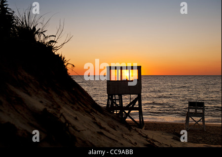 Sonnenaufgang am Nauset Strand, Orleans, Cape Cod, Massachusetts, USA Stockfoto