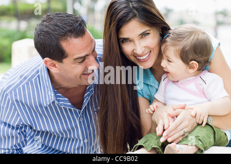 Porträt der Familie Stockfoto