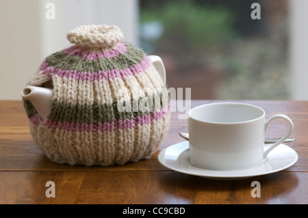 Frühstück Teekanne, UK Stockfoto