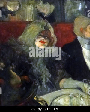 Henri de Toulouse-Lautrec (1864-1901) - ein Tete-a-Tete Abendessen, 1889 Stockfoto